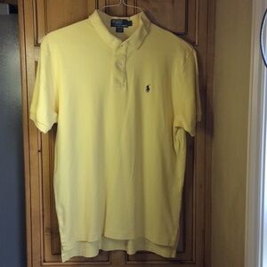 FINAL SALE PRICE Ralph Lauren Yellow Polo Shirt in Large